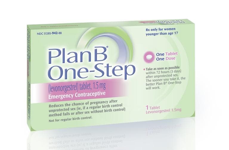 This undated image made available by Teva Women's Health shows the packaging for their Plan B One-Step (levonorgestrel) tablet, one of the brands known as the &quot;morning after pill.&quot; (AP/Teva Women's Health)