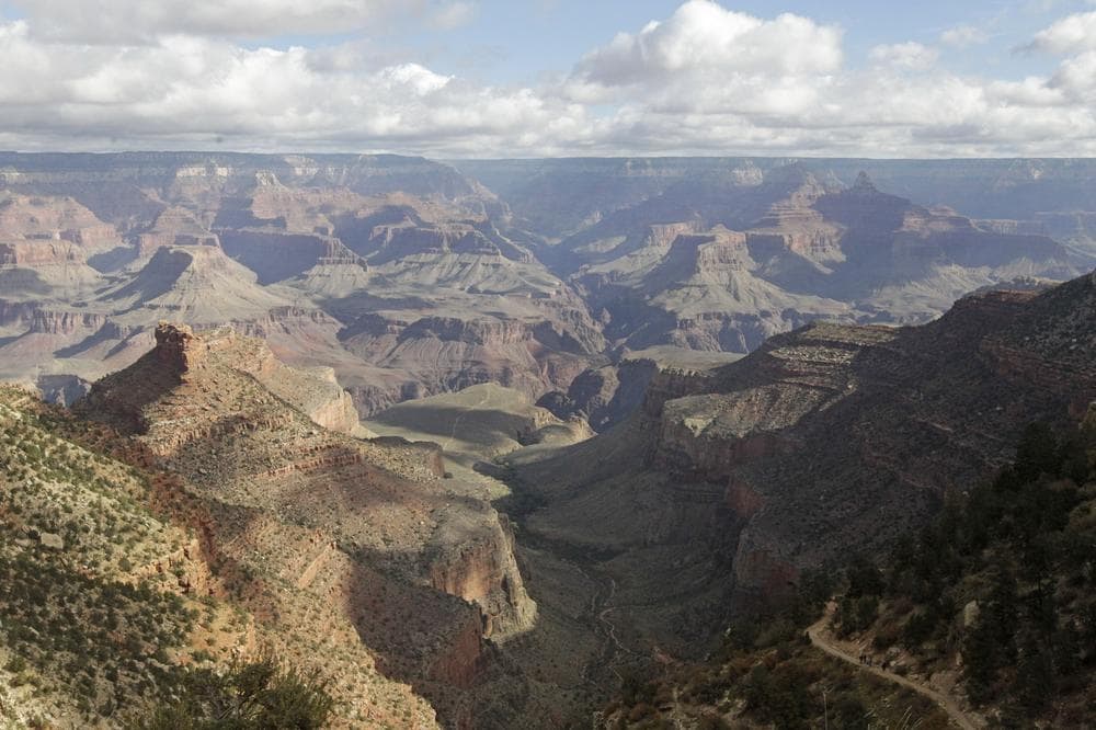 NPR contributor Elissa Ely crossed paths with an unexpected group on a hike into the Grand Canyon. (Rick Bowmer/AP)