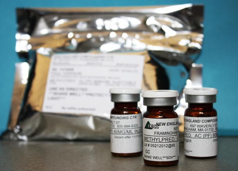 This photo provided by the Minnesota Department of Health shows shows vials of the injectable steroid product made by New England Compounding Center implicated in a fungal meningitis outbreak that were being shipped to the CDC from Minneapolis.(Minnesota Department of Health/AP)