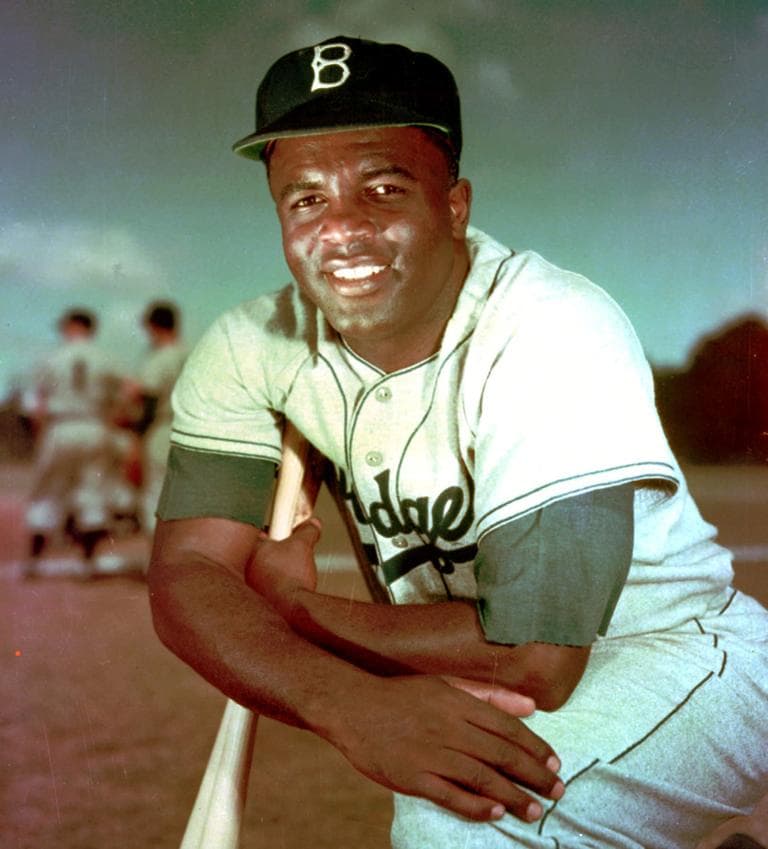 Brooklyn Dodger infielder Jackie Robinson poses in May 1952. (AP)