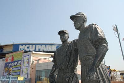 Listeners share their favorite sports statues and memories of Jackie Robinson. (Brooklyn Cyclones/AP)