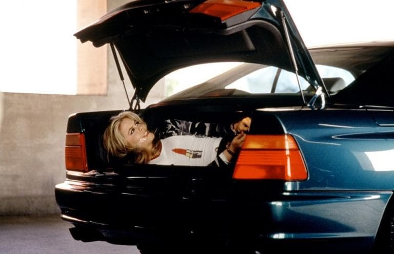 A company in Detroit is arranging staged kidnappings for thrill-seekers. Pictured is Alicia Silverstone, whose character kidnaps herself, in the 1997 movie &quot;Excess Baggage.&quot;(Columbia Pictures)