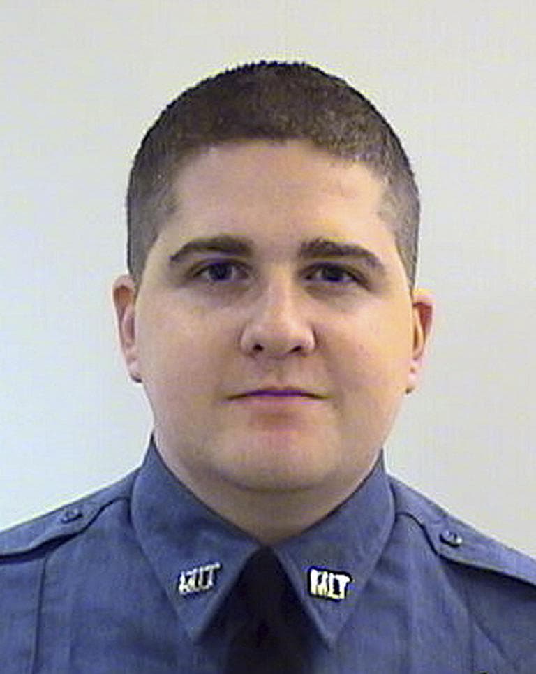 This undated photo shows Massachusetts Institute of Technology (MIT) Police Officer Sean Collier, 27, of Somerville, Mass., who was shot to death Thursday, April 18, 2013 on the school campus in Cambridge, Mass. (Middlesex District Attorney's Office)