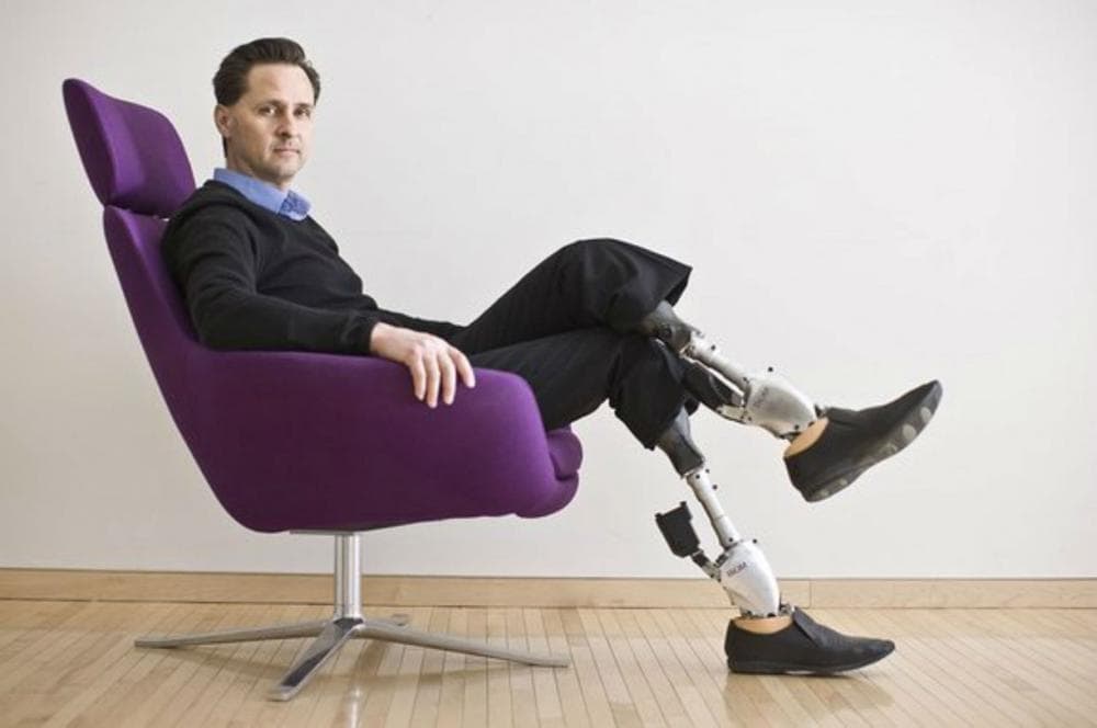 Hugh Herr is the director of the Biomechatronics group at the MIT Media Lab. His technology is rapidly advancing the world of prosthetics. (Simon Bruty)