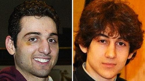 This combination of undated photos shows Tamerlan Tsarnaev, 26, left, and Dzhokhar Tsarnaev, 19. (AP)