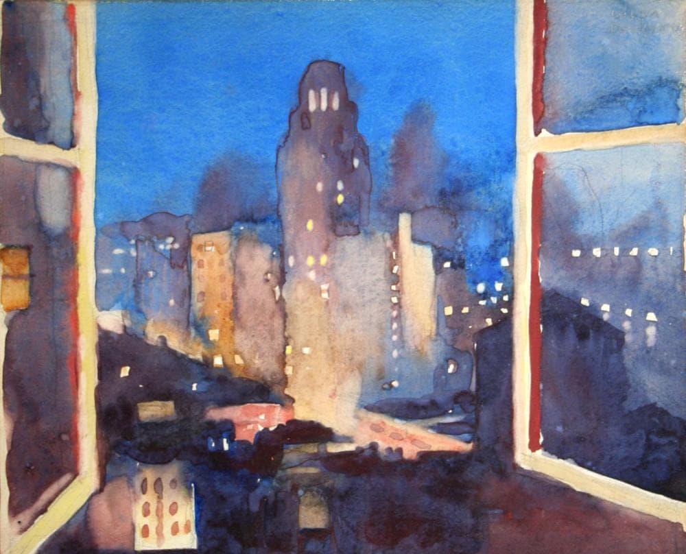 Hilda Belcher, &quot;City of Night (Night Magic),&quot; c. 1920. (Courtesy of Martha Richardson Fine Art)