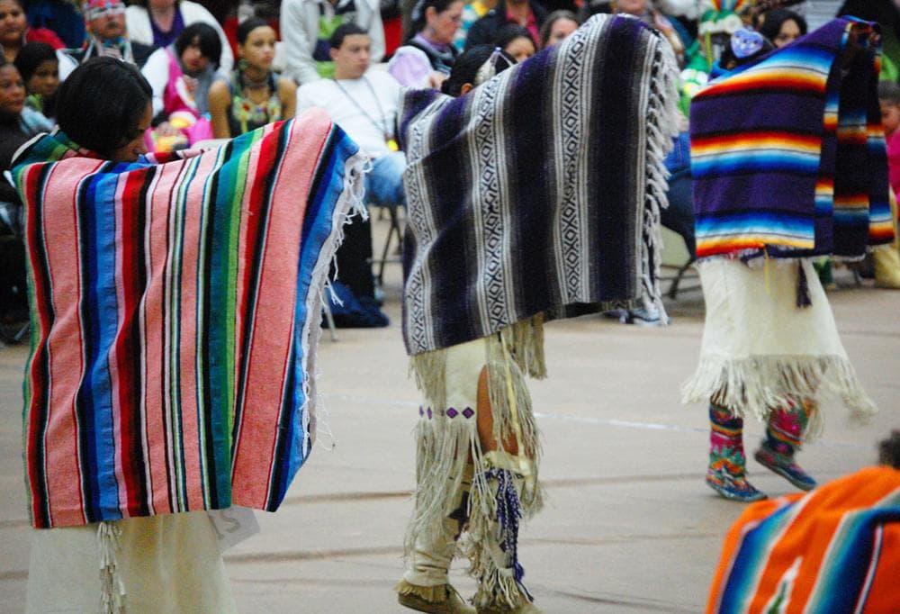 The 'Eastern Blanket Dance&quot; is a &quot;slow and graceful&quot; dance &quot;to represent the honored role of a woman as giver of life and the keeper of the family,&quot; according to organizers. (Greg Cook)
