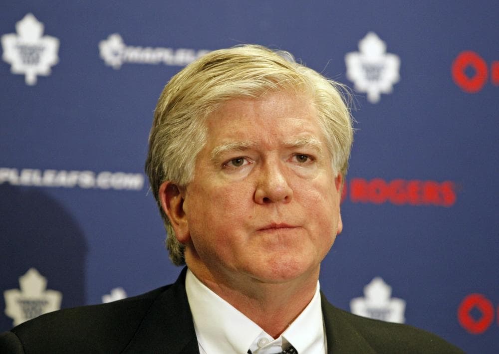 Former Toronto Maple Leafs General Manager Brian Burke founded the You Can Play Project with his son, Patrick, to promote a culture of tolerance in professional sports. (Tom Gannam/AP) 