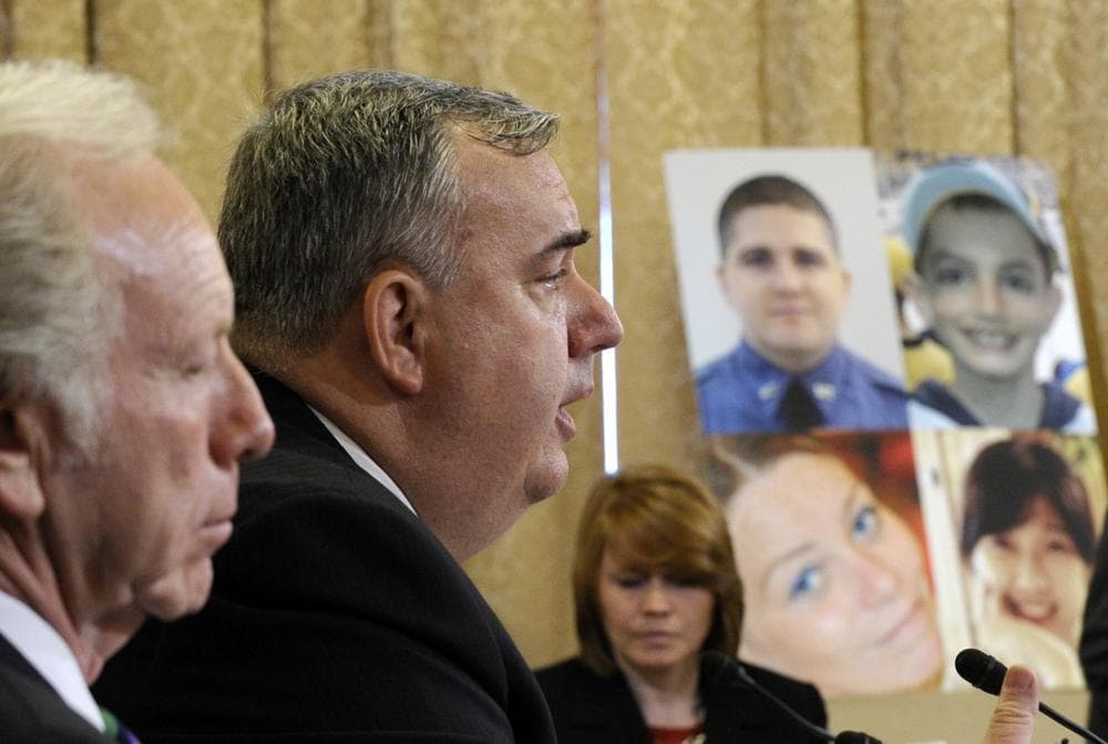 Boston Police Commissioner Edward Davis testifies before the House Homeland Security Committee at a hearing on &quot;The Boston Bombings: A First Look,&quot; on Capitol Hill in Washington, Thursday. (AP)