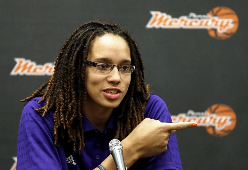 Brittney Griner came out after leaving Baylor where she had been told to downplay her sexual orientation. (Matt York/AP)