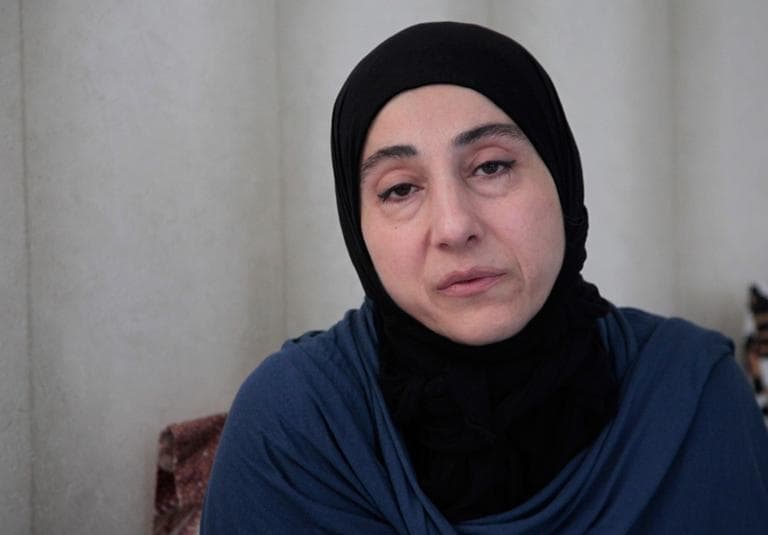Zubeidat Tsarnaeva, mother of the two Boston bombing suspects, speaks with the AP in the family's new apartment in Makhachkala, regional capital of Dagestan, Russia, Thursday. (Musa Sadulayev/AP)