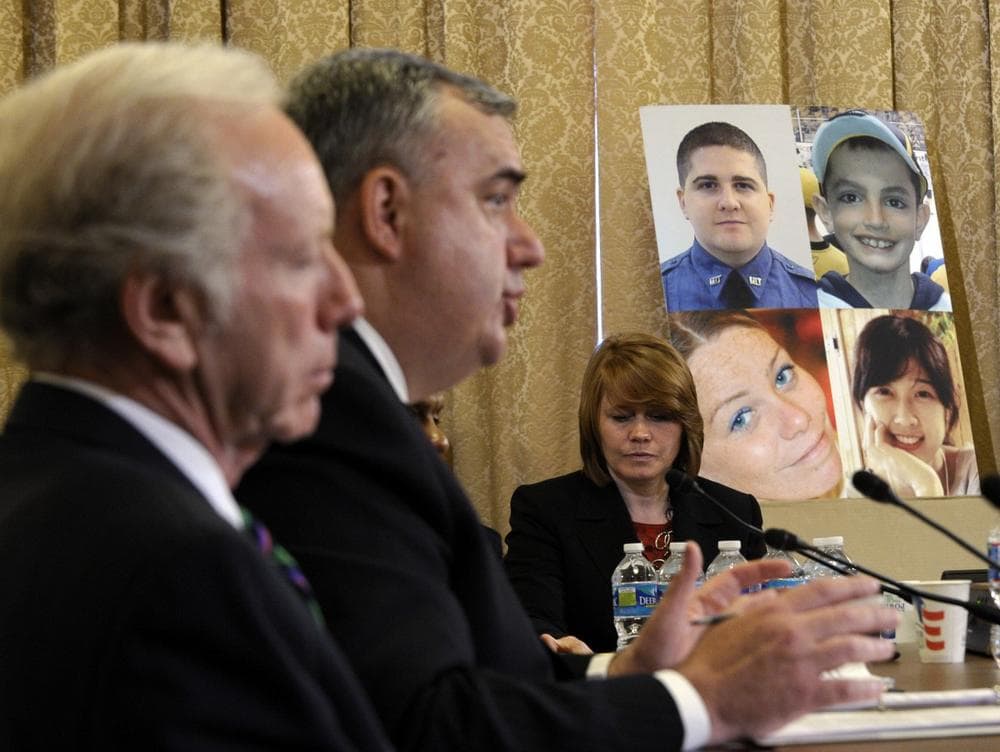 Boston Police Commissioner Edward Davis testifies before the House HomelandSecurity Committee at a hearing on the Boston marathon bombings. (AP)