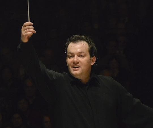 Andris Nelsons leads the BSO. (Stu Rosner)