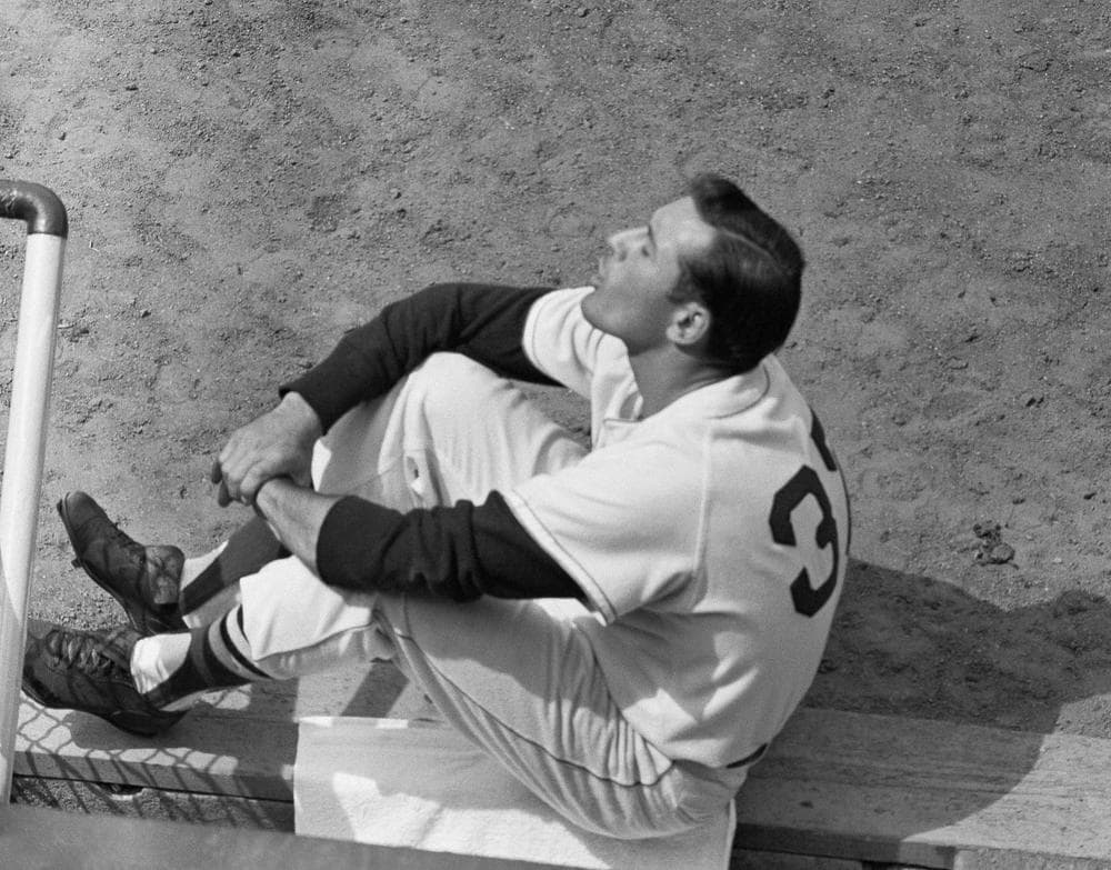 Red Sox outfielder Jimmy Piersall received the praise of one OAG listener who named the player as their favorite center fielder.  (Peter J. Carroll/AP)