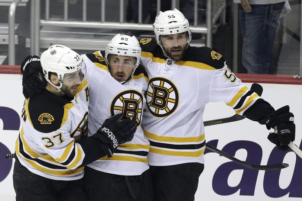 The Bruins defeated the Pittsburgh Penguins in Game 2 of the Eastern Conference finals. (AP)