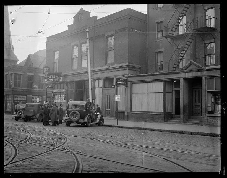 The Cotton Club on Tremont Street in Roxbury, where &quot;King&quot; Solomon was gunned down by gangsters in January 1933. After he was shot, Solomon reportedly gasped: &quot;Those dirty rats &mdash; got me!&quot; (Boston Public Library, Leslie Jones Collection)