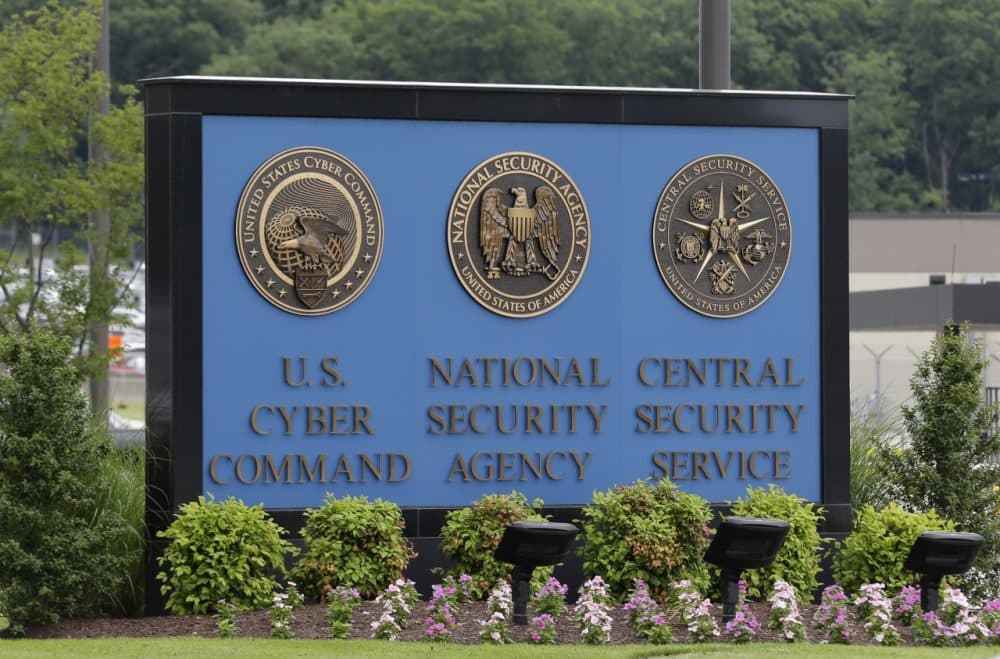 A sign stands outside the National Security Administration (NSA) campus on Thursday, June 6, 2013, in Fort Meade, Md. (Patrick Semansky/AP)