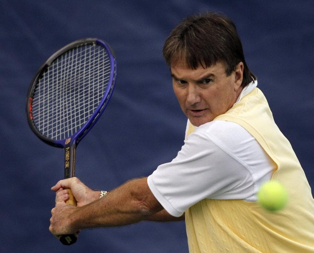 Jimmy Connors doesn't seem to have changed in old age. (Mike Groll/AP)