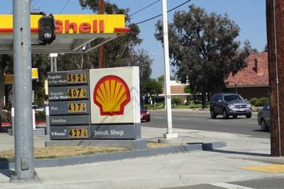 Gas prices are pictured at a Shell station in Southern California on June 2, 2013. (Lynn Kelley Author/Flickr)
