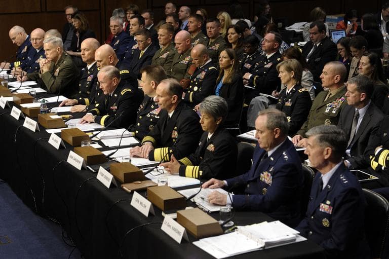 Joint Chiefs Chairman Gen. Martin Dempsey, testifies on Capitol Hill in Washington, Tuesday, June 4, 2013, before the Senate Armed Services Committee hearing on pending legislation regarding sexual assaults in the military. (AP)