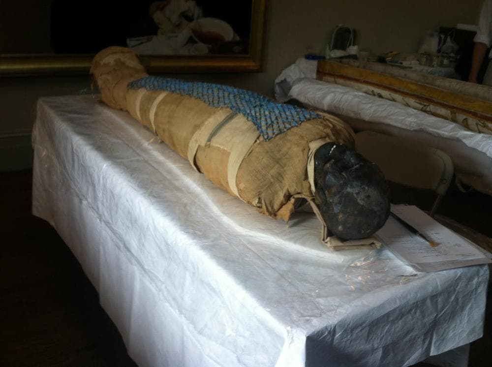 Padi, the Masschusetts General Hospital mummy (Photo: Sascha Garrey)