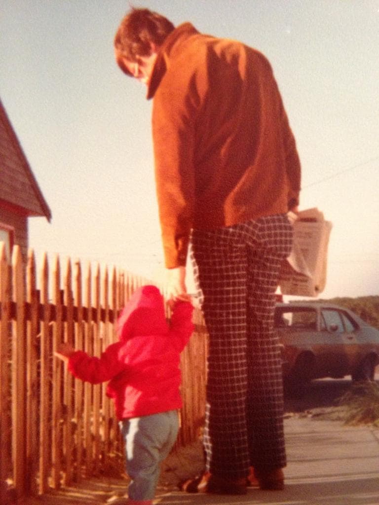 The author and her father, Cape Cod 1979. (Courtesy) 