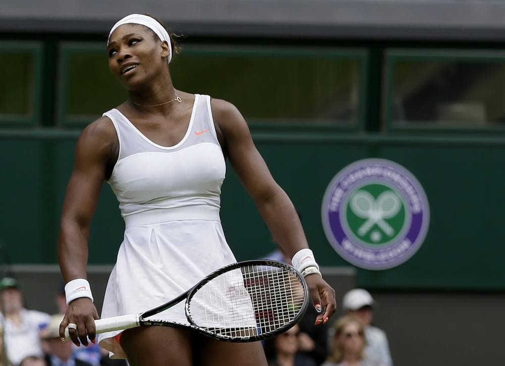 Serena Williams lost in the early rounds of Wimbledon. (AP)