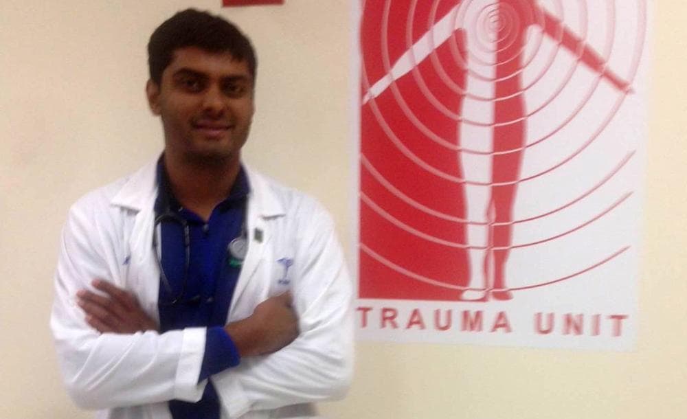 Bhavin Patel is a medical student at Cook County Hospital in Chicago. (Courtesy of Bhavin Patel)