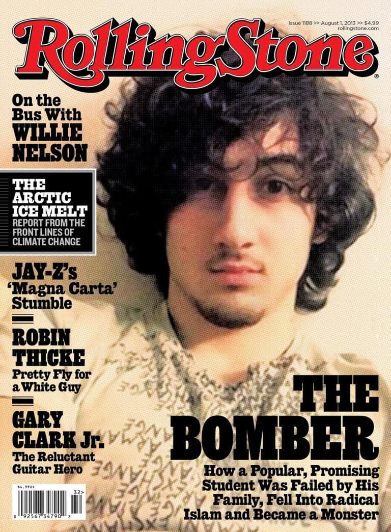 In this magazine cover image released by Wenner Media, Boston Marathon bombing suspect Dzhokhar Tsarnaev appears on the cover of the Aug. 1, 2013 issue of &quot;Rolling Stone.&quot; (AP)