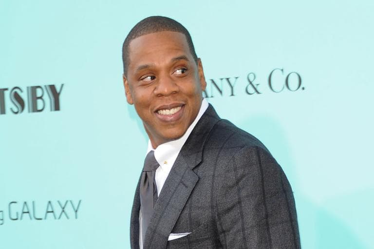 This May 1, 2013 file photo shows Jay-Z at &quot;The Great Gatsby&quot; world premiere at Avery Fisher Hall in New York. (Evan Agostini/Invision via AP)