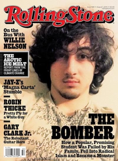 Dzhokhar Tsarnaev on the cover of Rolling Stone. (Courtesy, Wenner Media)