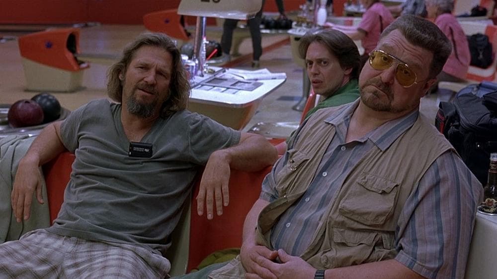 Actors Jeff Bridges, John Goodman and Steve Buscemi are pictured in a scene from &quot;The Big Lebowski.&quot; (Working Title Films)