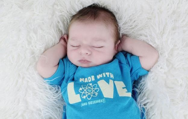 Connor Levy is the first baby born using a new in vitro fertilization technique. (Courtesy of Main Line Fertility)