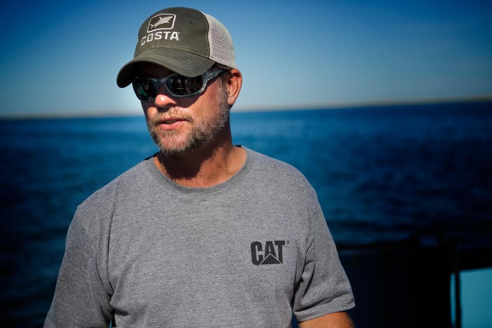 OCEARCH founder and expedition leader Chris Fischer. (Jesse Costa/WBUR)