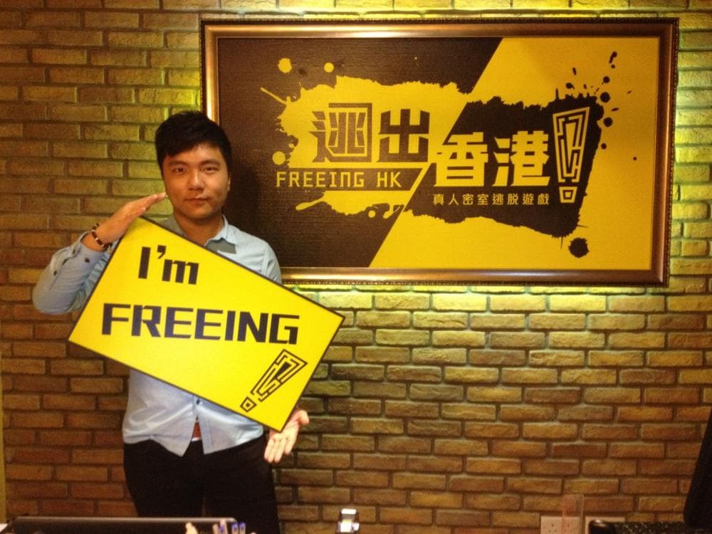 Raymond Sze co-founded Freeing HK in November. Since then, 30,000 people have participated. (Charlie Schroeder/Only A Game)