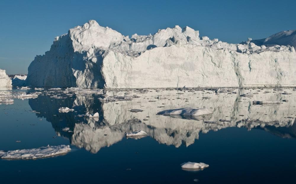 An iceberg in Greenland is pictured in May 2012. (Ian Joughin)