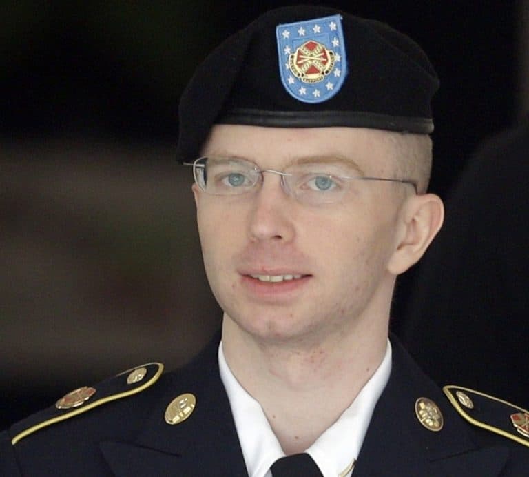 Bradley Manning, pictured here on Aug. 16, 2013, plans to live as a woman named Chelsea. (Patrick Semansky/AP)