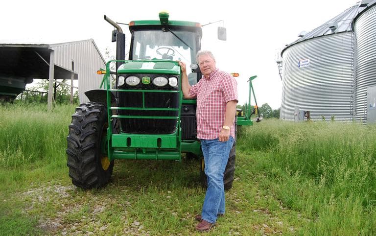 Jim Schulte and his wife, Rita, bought their 450-acre farm near Columbia, Mo., in 1991, but didn’t start farming full time until Jim finished working in the mortgage business. (Abbie Fentress Swanson/Harvest Public Media)