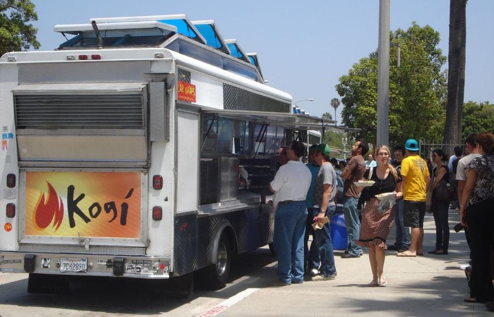 The Kogi BBQ taco truck in Los Angeles. (fillingthev0id/Flickr)