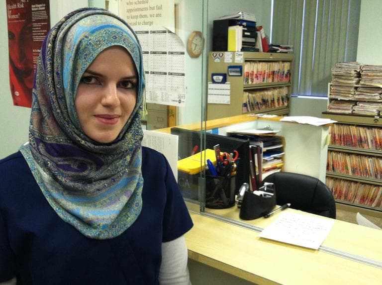 Ala'a El-Shaar, a grad student at Boston University. (Asma Khalid/WBUR)