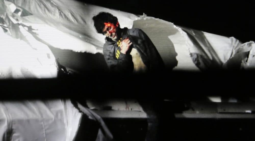 Boston Marathon bombing suspect Dzhokhar Tsarnaev, prior to his capture (Sean Murphy/Massachusetts State Police/AP)