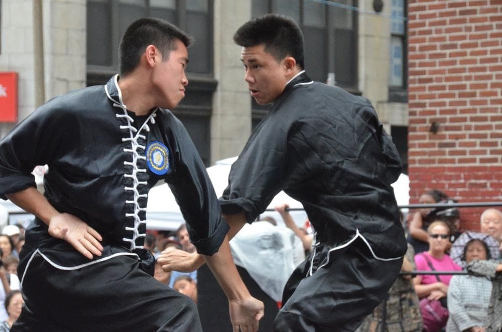 Martial arts at August Moon festival. (Chris Devers)