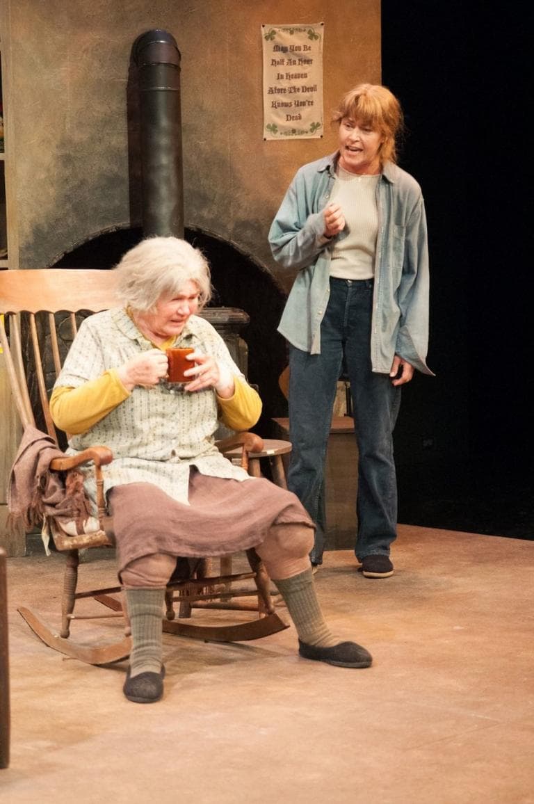 Tina Packer and Elizabeth Aspenlieder in &quot;The Beauty Queen of Leenane.&quot;. (Enrico Spada/Shakespeare &amp; Company)