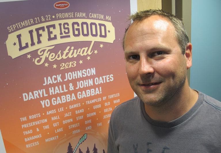 James MacDonald, founder of the Life is Good festival in Canton, Mass.