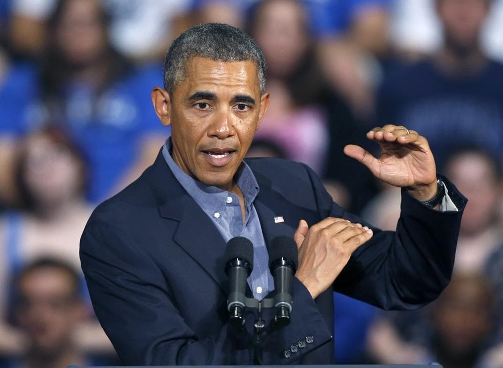 President Barack Obama presented his proposal to make college more affordable at the University at Buffalo on Thursday, Aug. 22. (AP/Keith Srakocic)