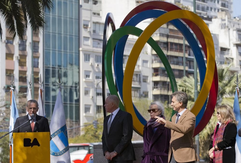 President Jacques Rogge speaks at the IOC's Sept. 4-10 meeting in Buenos Aires, where the group will select the host site for the 2020 games. (Natacha Pisarenko/AP)