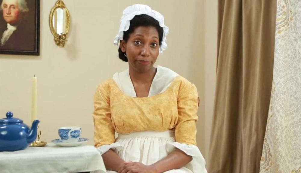 Azie Dungey has created a comedy series called &quot;Ask A Slave,&quot; which is based on questions people asked her when she portrayed a slave at the Mount Vernon historic site. (Screenshot from Ask A Slave)