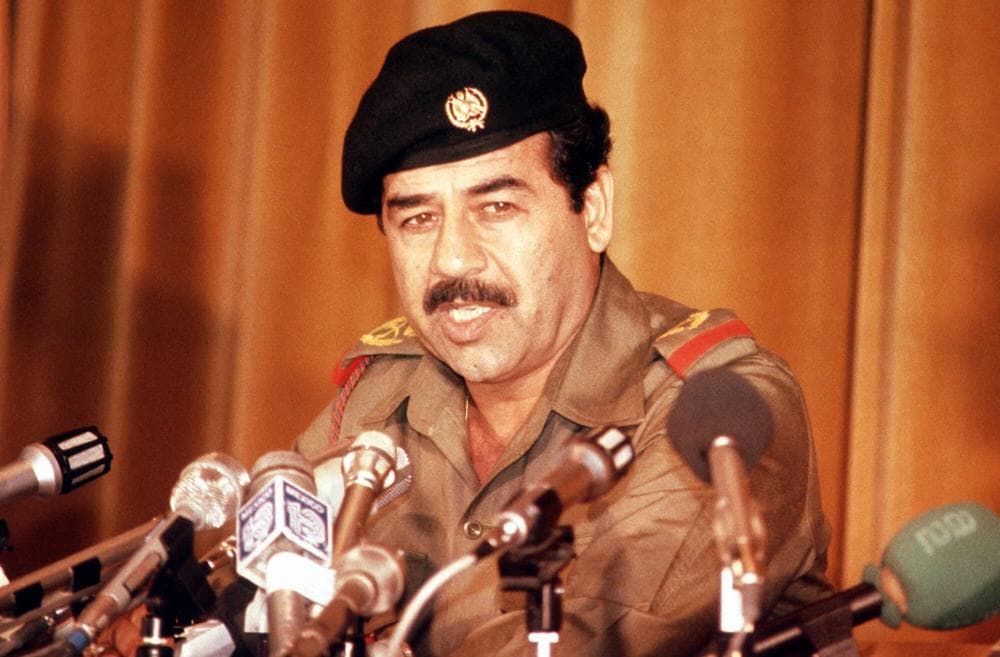 Iraqi President Saddam Hussein is pictured Nov. 2, 1980. (AP)