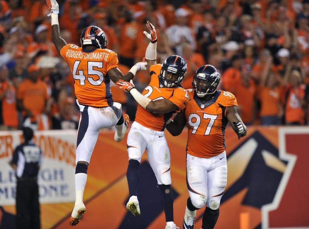 The Denver Broncos had much to celebrate during their 49-27 victory over Baltimore on Thursday, but will the team still be celebrating at the end of the season? (Jack Dempsey/AP)