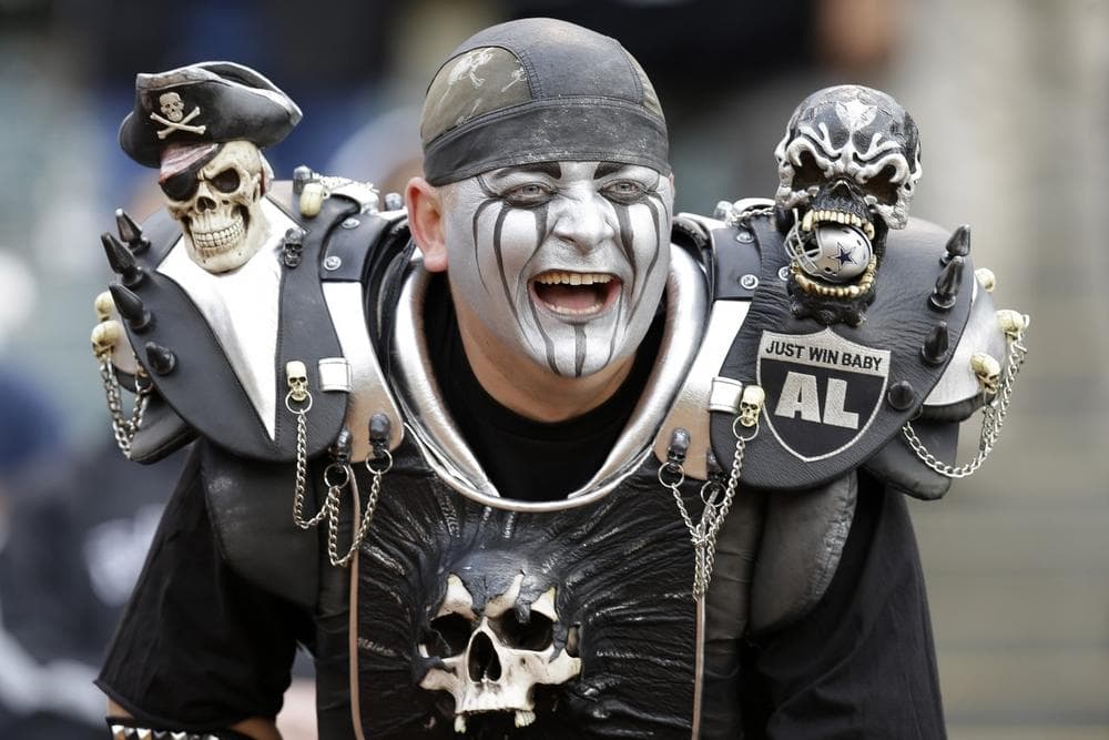 Oakland Raiders fans may not have much to smile about on the gridiron, but they did win an important distinction from two Emory University professors. (Ben Margot/AP)